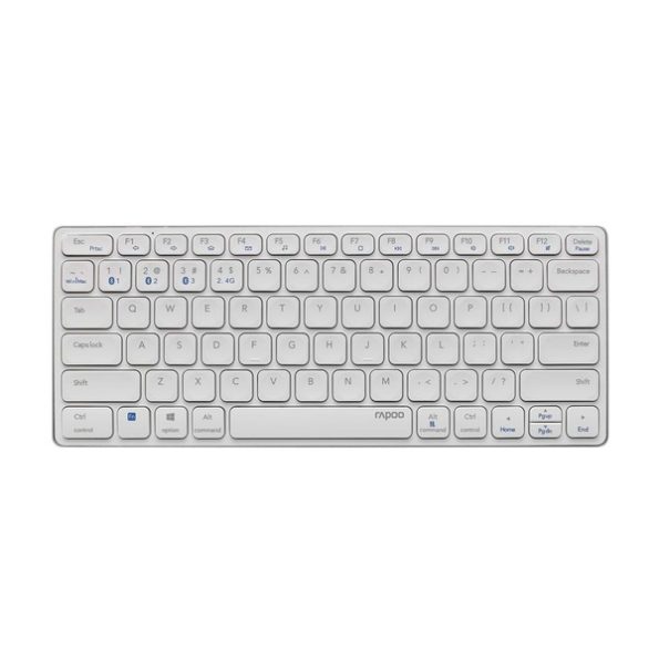 Rapoo E9050G Multi-mode Wireless keyboard (White)