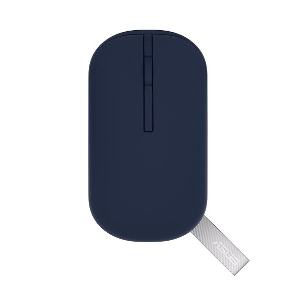 ASUS MD100 Marshmallow/Silent, Adj. Wireless Optical Mouse (Quiet Blue)
