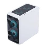 Ant Esports ICE-100 Air Mini Mesh (M-ATX) Mini Tower Cabinet (White) 1