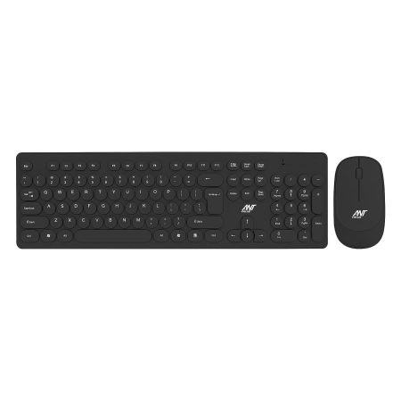 Ant Value FKBRI05 Multimedia Wireless Keyboard & Mouse Combo (Black)
