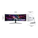 Samsung 57 inch Odyssey Neo G9 Curved Gaming Monitor 240Hz (LS57CG950NWXXL)