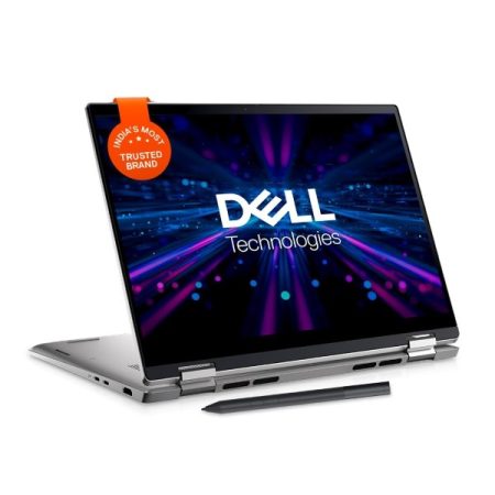 Dell Inspiron 7420 2in1 Laptop, Intel Core i5-1235U Processor/8GB/512GB SSD/14.0" (35.56cm)FHD+ with 16:10 Aspect Ratio/Active Pen/Win 11+ MSO'21/McAfee 15 Months/Backlit KB +FPR/Platinum Silver/1.5kg