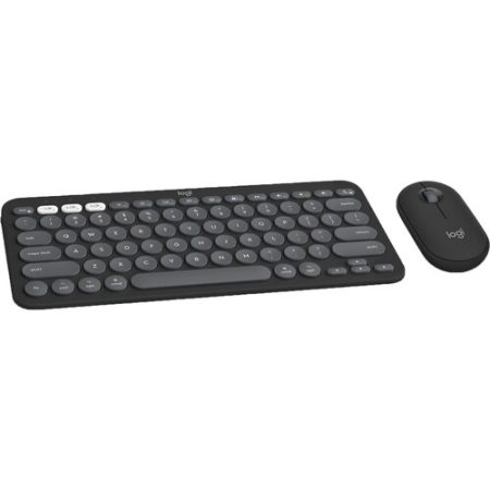 Logitech Pebble 2 Wireless Keyboard and Mouse Combo For Mac (Tonal Graphite)