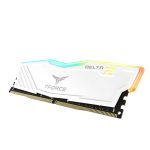 Teamgroup T-Force Delta RGB 16GB (8GBx2) DDR4 3200MHz Desktop Ram (White) 1