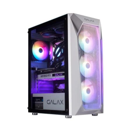 Galax Revolution 05 (REV-05W) Mesh RGB (ATX) Mid Tower Cabinet (White)