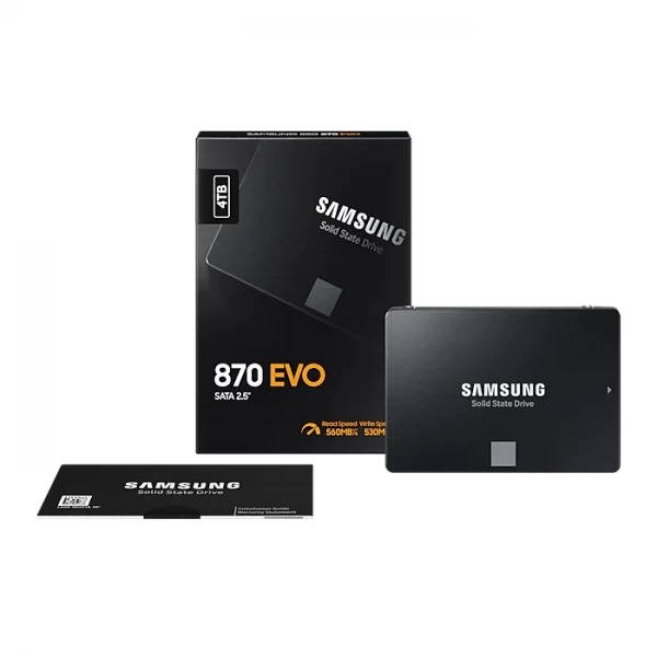 SAMSUNG 870 QVO SATA III SSD 4TB 2.5 Internal Solid State Drive, Upgrade  Desktop PC or Laptop Memory and Storage for IT Pros, Creators, Everyday