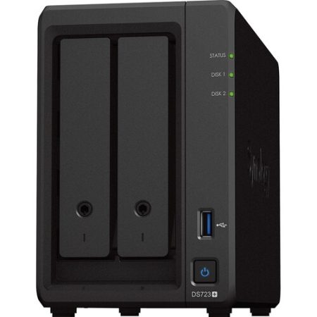Synology DiskStation DS723+ Network Attached Storage Drive (Black)