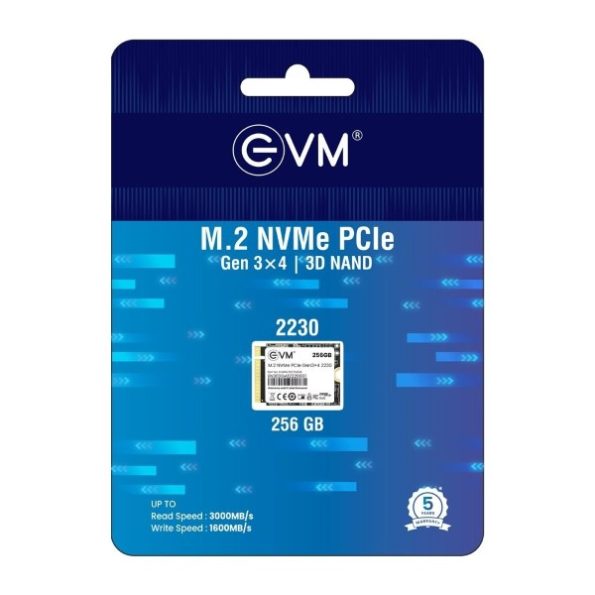 EVM M.2 NVME PCIE 2230 256GB