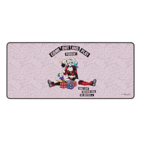 CYBEART | Harley Quinn Gaming Mouse Pad | XXL Premium Licensed Gaming Mouse Pad (900 x 400 x 4mm / Rapid Series)