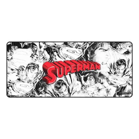 CYBEART | Superman Jim Lee Edition Gaming Mouse Pad | XXL Premium Licensed Gaming Mouse Pad (900 x 400 x 4mm / Rapid Series)