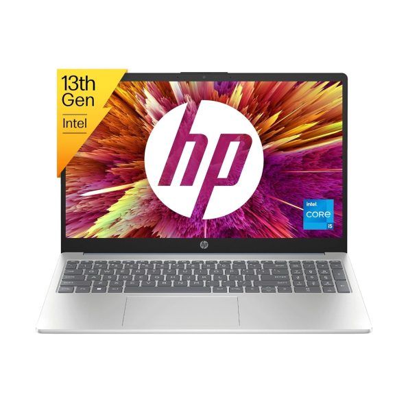 HP Laptop 15, 13th Gen Intel Core i5-1335U, 15.6-inch (39.6 cm), FHD, 8GB DDR4, 512GB SSD, Intel Iris Xe Graphics, FHD Camera w/Privacy Shutter, Backlit KB (Win 11, MSO 2021, Blue, 1.59 kg), fd0021TU