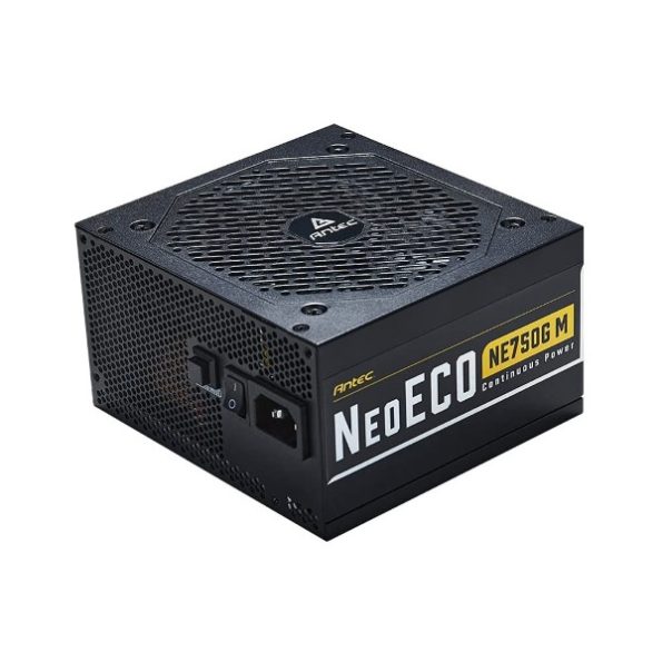 Antec NeoEco750M 750 Watt Full Modular Power Supply with 80 Plus Gold Cerification - Black (NE750G M)