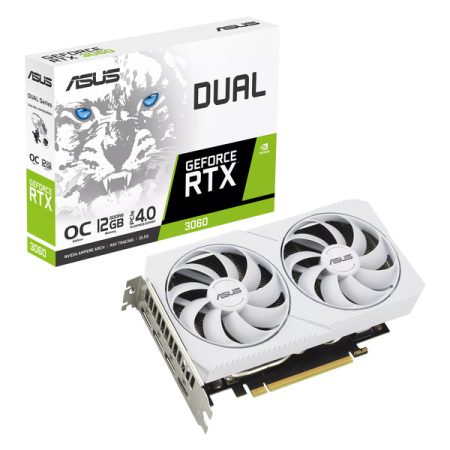 ASUS Dual GeForce RTX 3060 White OC Edition 12GB GDDR6 Graphic Card