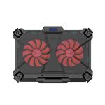Cosmic Byte Comet Laptop Cooling Pad, Dual 140 mm Fans with Two USB ports (Red) 3