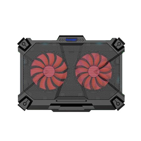 Cosmic Byte Comet Laptop Cooling Pad, Dual 140 mm Fans with Two USB ports (Red)