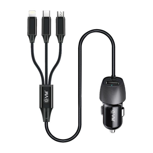 EVM EnPlug 3 IN 1 + USB Car Charger