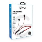 EVM Ensport EVM-NB-027 Bluetooth neckband with A2DP Audio Technology, CVC Noise Cancellation Technology (Black & Brown) 1