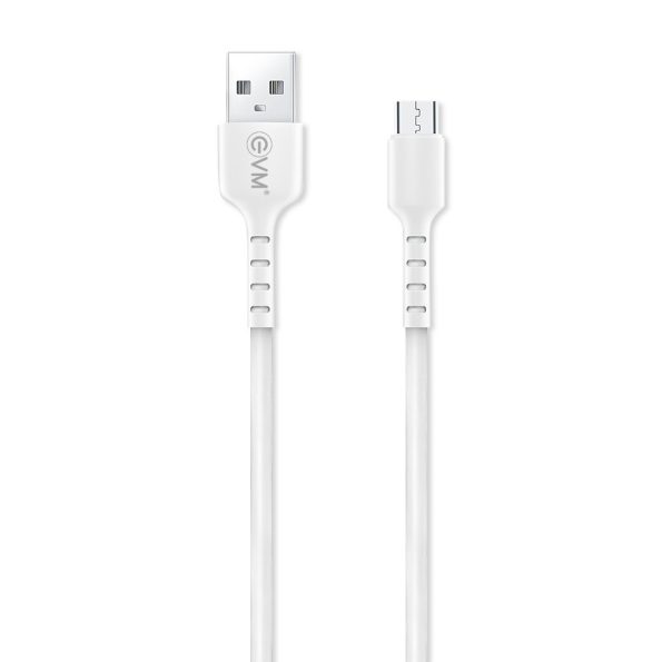 EVM MICRO USB DATA & SYNC CABLE (1 METER, 3 AMP) EVM-C-014, White