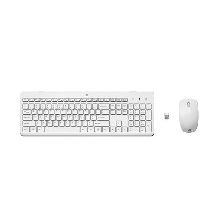 HP 230 Wireless Mouse and Keyboard Combo, White