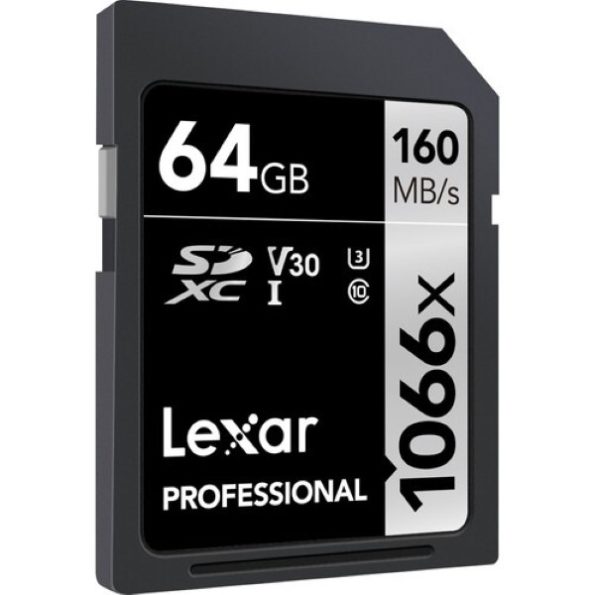 Lexar 64GB Professional 1066x SDXC