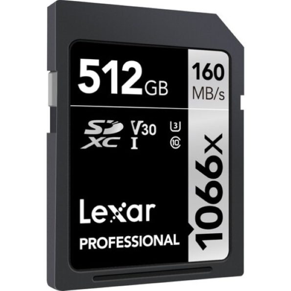 Lexar 512GB Professional 1066x SDXC