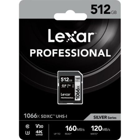 Lexar 512GB Professional 1066x SDXC