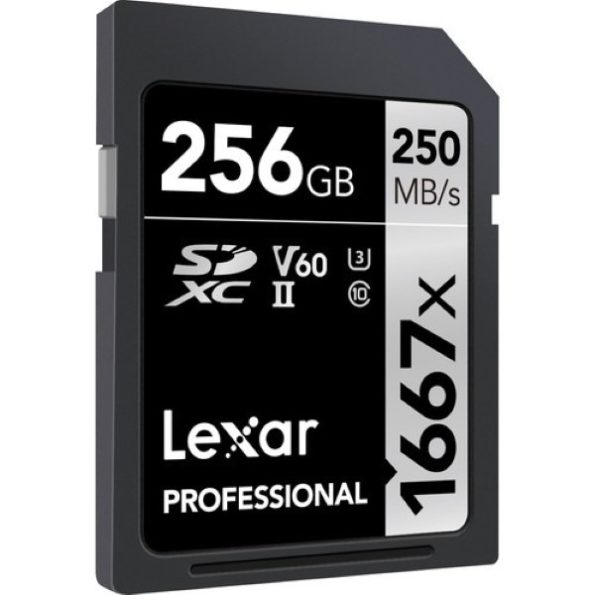 Lexar 256GB Professional 1667x SDXC