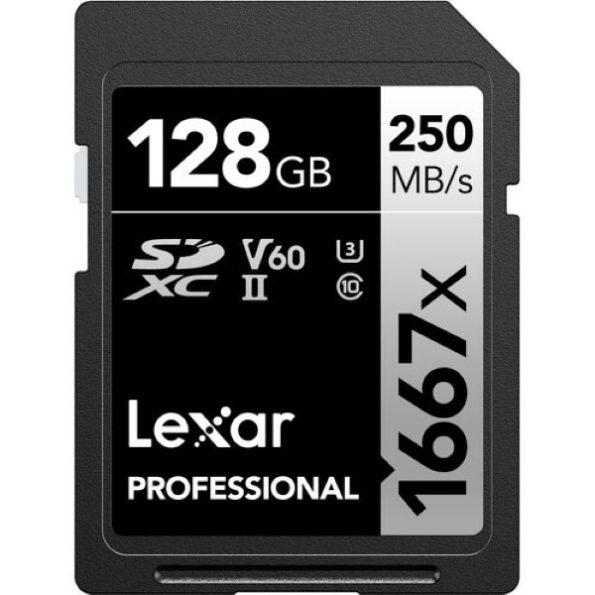 Lexar 128GB Professional 1667x SDXC