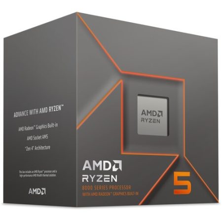 Amd Ryzen 5 8500g Processor With Radeon Graphics (Up To 5.0ghz 22mb Cache)