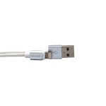 Honeywell Apple Lightning Charge And Sync Braided Cable 1.2 Meter (Silver) 1