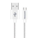 Honeywell USB To Micro Usb Braided Cable 1.2 Meter (White) 1
