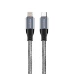 Honeywell USB Type C To Lightning 1.2 Meter Braided Cable (Grey)1