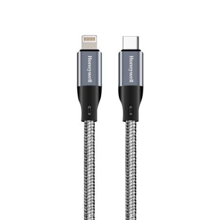 Honeywell USB Type C To Lightning 1.2 Meter Braided Cable (Grey)
