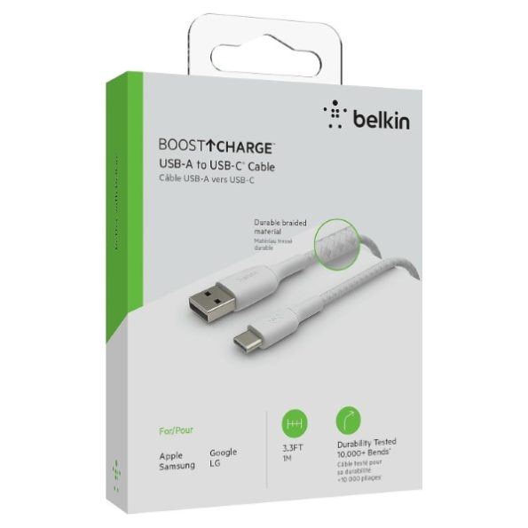 Belkin Braided USB-C to USB-A Cable