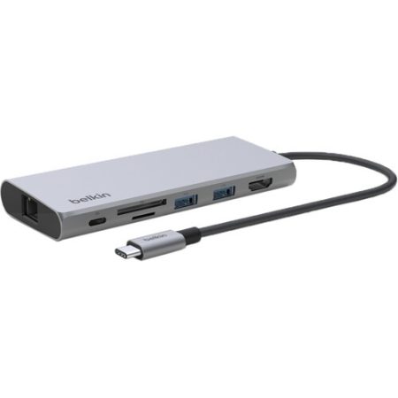 Belkin Connect USB-C 7-in-1 Multiport Adapter (Silver)