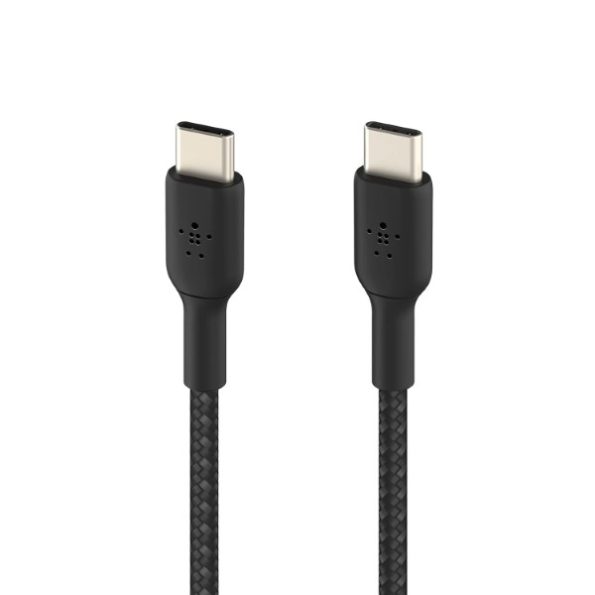 Belkin USB-C to USB-C Braided 6.6 Feet (2 Meter) Fast charging Type C Cable