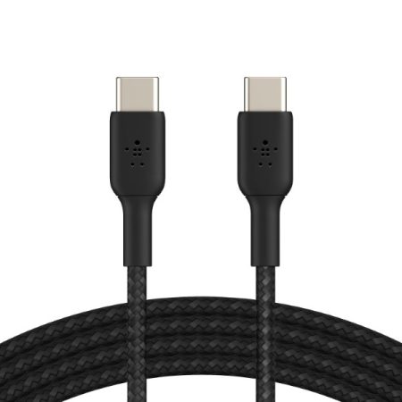 Belkin USB-C to USB-C Braided 6.6 Feet (2 Meter) Fast charging Type C Cable