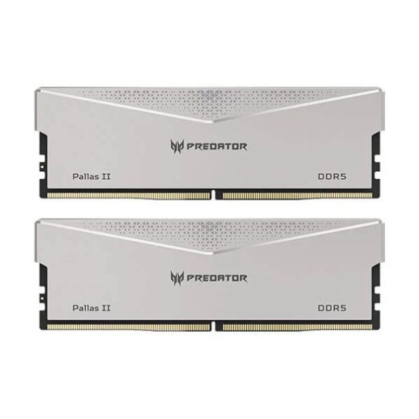 Acer Predator Pallas II Series 32GB (16GBx2) DDR5 6000MHz Desktop Ram (White)