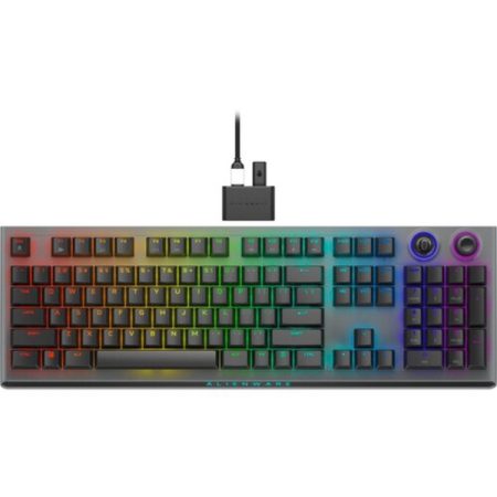 Dell Alienware AW920K Tri-Mode Wireless Backlit Mechanical Gaming Keyboard (Dark Side of the Moon)