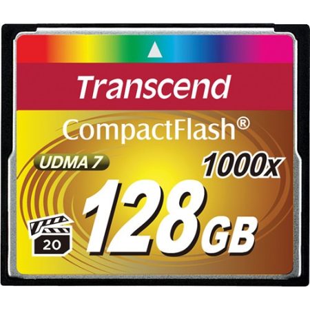 Transcend 128GB CompactFlash Memory Card Ultimate 1000x UDMA