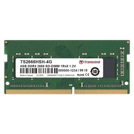 Transcend 16GB DDR4 2666 SO-DIMM 2Rx8 1Gx8 CL19 1.2V Laptop Memory