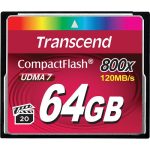 Transcend 64GB 800x CompactFlash Memory Card UDMA 1