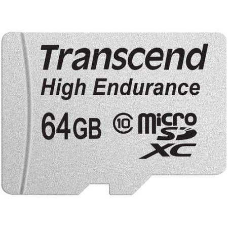 Transcend 64GB High Endurance microSDHC Memory Card