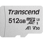 Transcend microSD Card SDHC 300S 512GB with SD Adapter 1