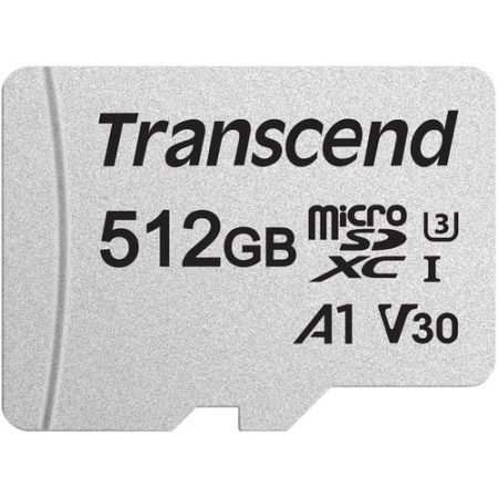 Transcend microSD Card SDHC 300S 512GB with SD Adapter