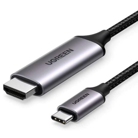 UGREEN 50570 USB-C Male to HDMI Male Cable Aluminum Shell 1.5m (Gray / Black)