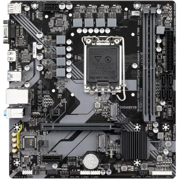 GIGABYTE B760M H DDR4 Intel LGA 1700 m-ATX Motherboard