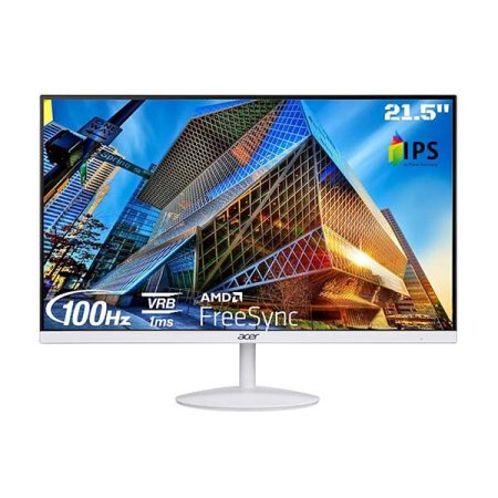 Acer SA222Q 21.5 Inch Full HD IPS Ultra Slim (7.2mm Thick) Backlight LED LCD Monitor (White)