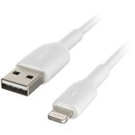 Belkin Boost Charge Lightning to USB-A Cable (6.6′, White)