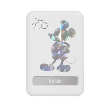 Belkin BoostCharge D100 Mickey Magnetic Wireless Power Bank 5K + Stand (Disney Collection)